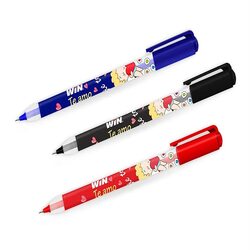 Win Teamo Ball Pen (Pack of 10)(Blue Black Red)